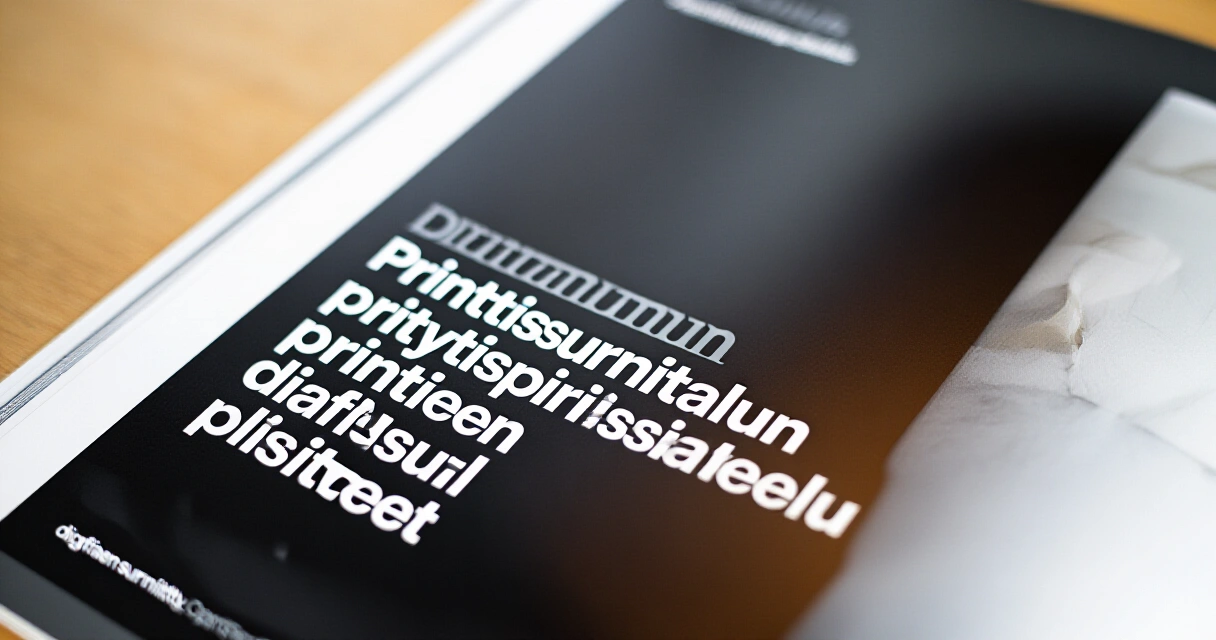 Printtisuunnittelun Erityispiirteet
